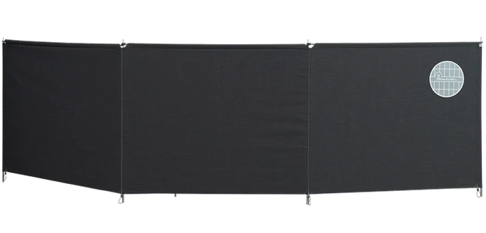 Isabella Granite 3-delig Windscherm - Donkergrijs 1 Isabella Granite 3-delig Windscherm - Donkergrijs