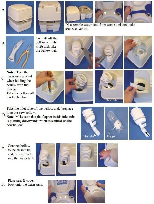 Thetford Pomp 7862-62 2 Thetford Pomp 7862-62 - Afbeelding 2