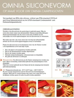 Omnia Siliconen Bakvorm -Winkel Voor Buitenartikelen 31968 omnia siliconen bakvorm