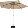 Lesli Living Parasol Gemini Ecru ø3mtr