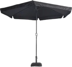 Lesli Living Parasol Gemini Zwart ø3mtr