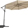 Lesli Living Zweefparasol Gemini Ecru 3mtr