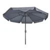 Lesli Living Parasol Libra Grijs ø3mtr