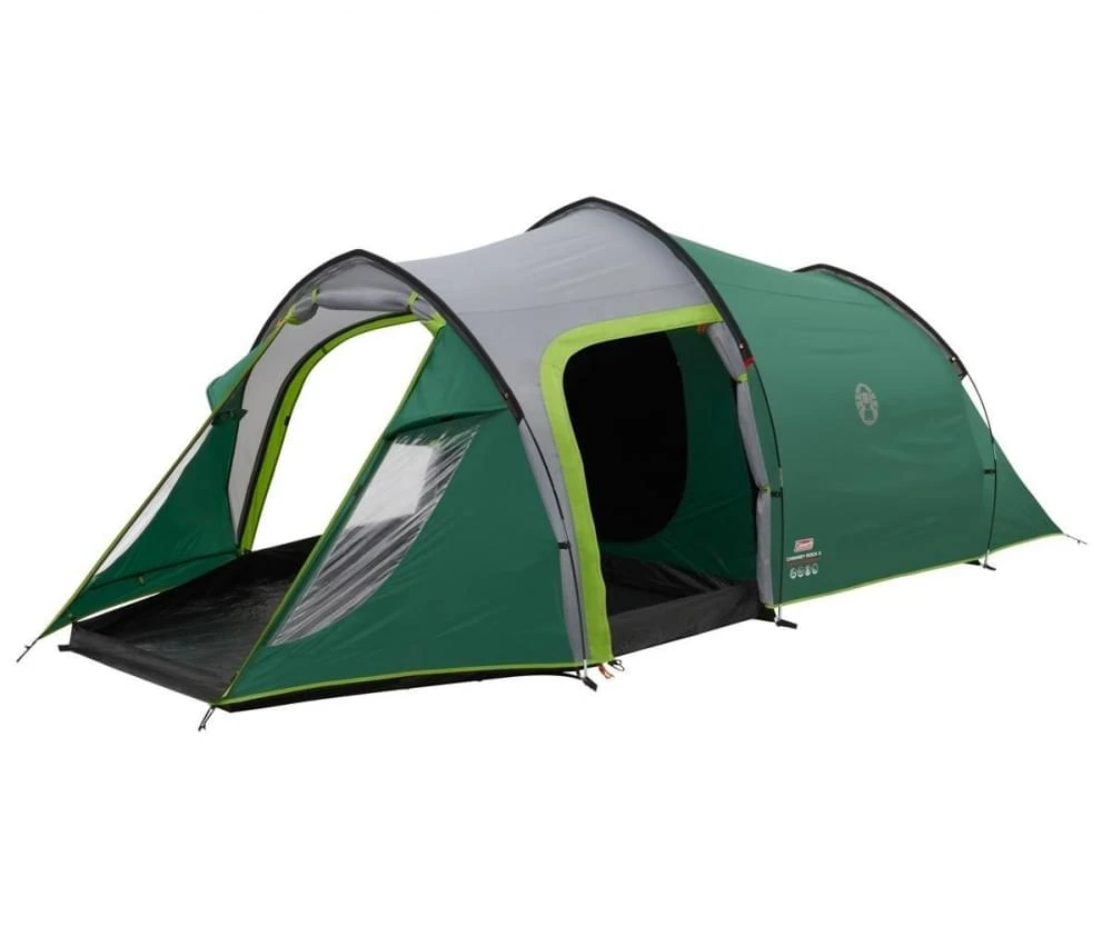 Coleman Chimney Rock 3 Plus / 3 Persoons Tunneltent - Groen 1 Coleman Chimney Rock 3 Plus / 3 Persoons Tunneltent - Groen