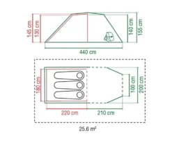 Coleman Chimney Rock 3 Plus / 3 Persoons Tunneltent - Groen 16 Coleman Chimney Rock 3 Plus / 3 Persoons Tunneltent - Groen -Winkel Voor Buitenartikelen 41107 coleman chimney rock 3 plus 3 persoons tent