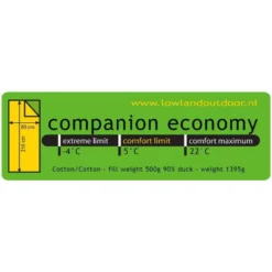 Lowland Companion Economy Deken Slaapzak Dons Rood -Winkel Voor Buitenartikelen 48117 lowland companion economy