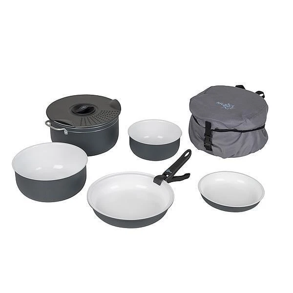 Bo-Camp Pannenset Camping Ceramic 7-delig 1 Bo-Camp Pannenset Camping Ceramic 7-delig