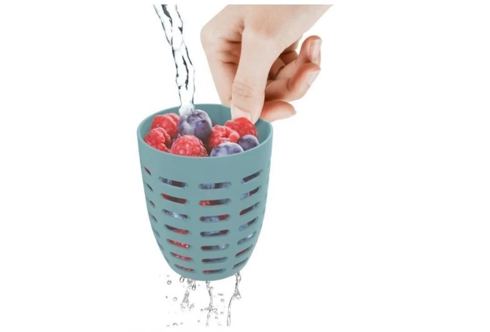 Mepal Fruit & Veggie Pot Ellipse Blauw 2 Mepal Fruit & Veggie Pot Ellipse Blauw - Afbeelding 2