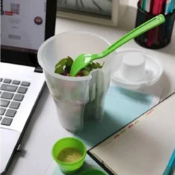 ML Salad To Go Beker Met Vork -Winkel Voor Buitenartikelen 61895 ml salad to go beker met vork