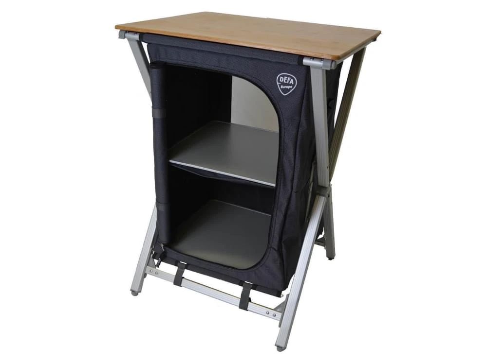 Defa Easy Folding Bamboe 60 X 49 X 82 Campingkast 1 Defa Easy Folding Bamboe 60 X 49 X 82 Campingkast
