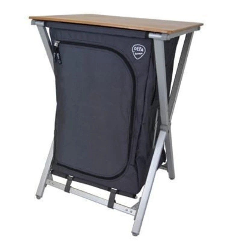 Defa Easy Folding Bamboe 60 X 49 X 82 Campingkast 2 Defa Easy Folding Bamboe 60 X 49 X 82 Campingkast - Afbeelding 2