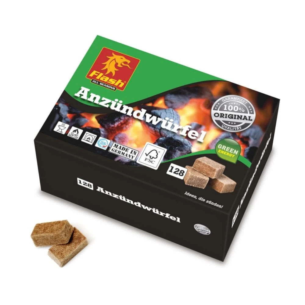 Boomex Aanmaakblokjes 128 Stuks Eco 1 Boomex Aanmaakblokjes 128 Stuks Eco