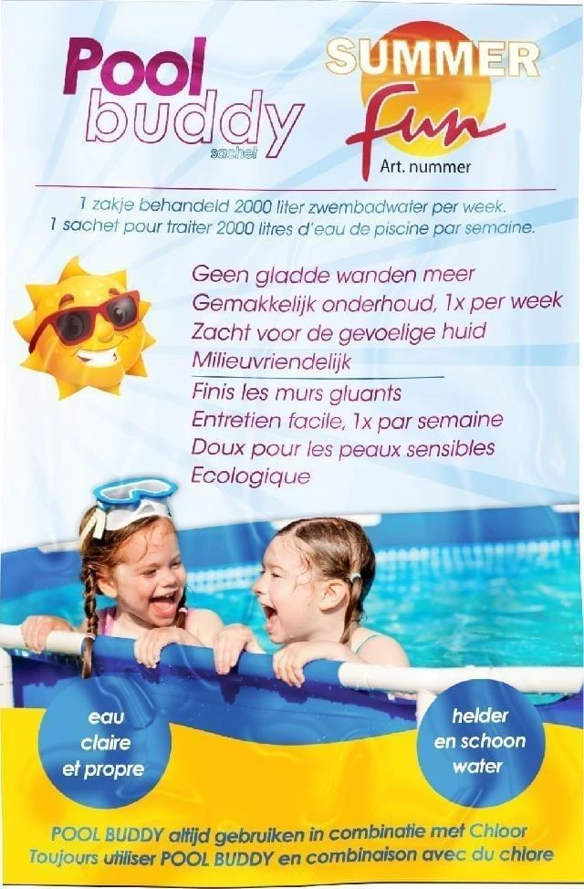 Summer Fun Pool Buddy Zwembad Onderhoudsmiddel 1 Summer Fun Pool Buddy Zwembad Onderhoudsmiddel