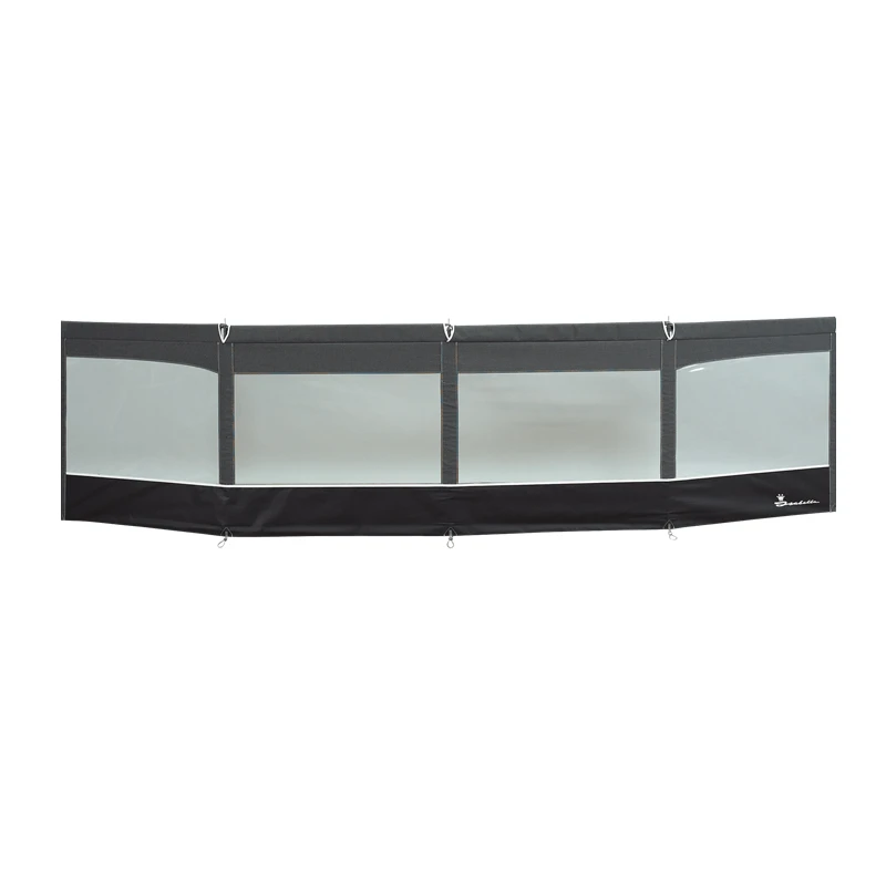 Isabella Ventus 4-delig Windscherm - Zwart 1 Isabella Ventus 4-delig Windscherm - Zwart