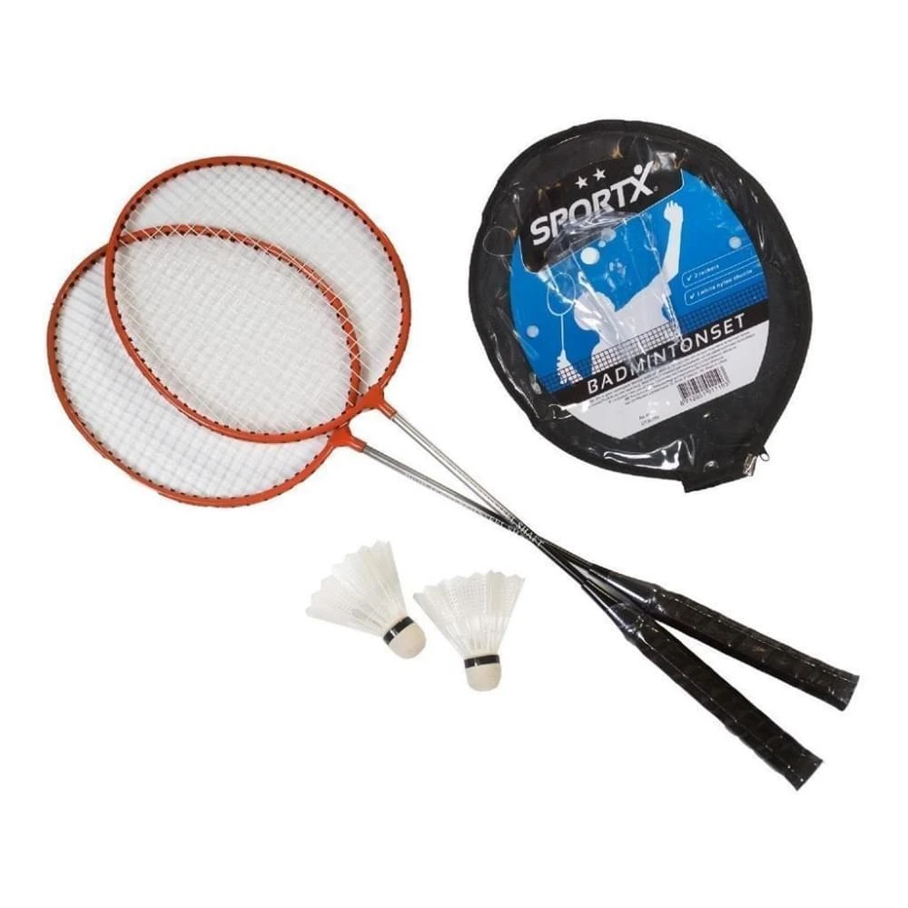 Sportx Badmintonset Incl 2 Shuttles 1 Sportx Badmintonset Incl 2 Shuttles
