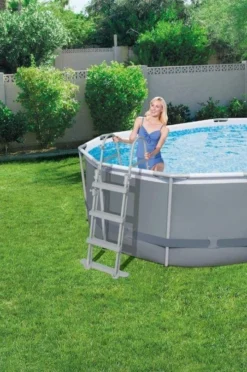 Bestway Zwembad Power Steel Set Ovaal Grijs 427 -Winkel Voor Buitenartikelen 74062 bestway zwembad power steel set ovaal grijs 427