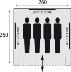 Safarica Sioux 260 - 4 Persoons Tent Grijs 5 Safarica Sioux 260 - 4 Persoons Tent Grijs -Winkel Voor Buitenartikelen 74818 safarica sioux 260 4 persoons tent