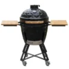 Outr Large Diamond 56 Kamado Barbecue Met Onderstel En Side Tables Donkergrijs