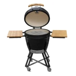 Outr Large Diamond 56 Kamado Barbecue Met Onderstel En Side Tables Donkergrijs -Winkel Voor Buitenartikelen 75916 outr large diamond 56 kamado barbecue met onderstel en side tables