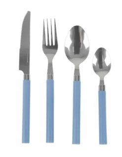 Bo-Camp Bestekset 4-delig Blauw