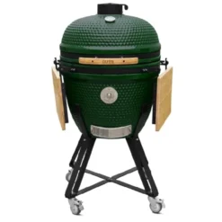 Outr Extra Large Kamado Barbecue Met Onderstel En Side Tables Groen -Winkel Voor Buitenartikelen 76359 outr extra large kamado barbecue met onderstel en side tables