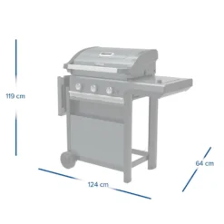Campingaz 3 Series Select S Gasbarbecue -Winkel Voor Buitenartikelen 78018 campingaz 3 series select s gasbarbecue