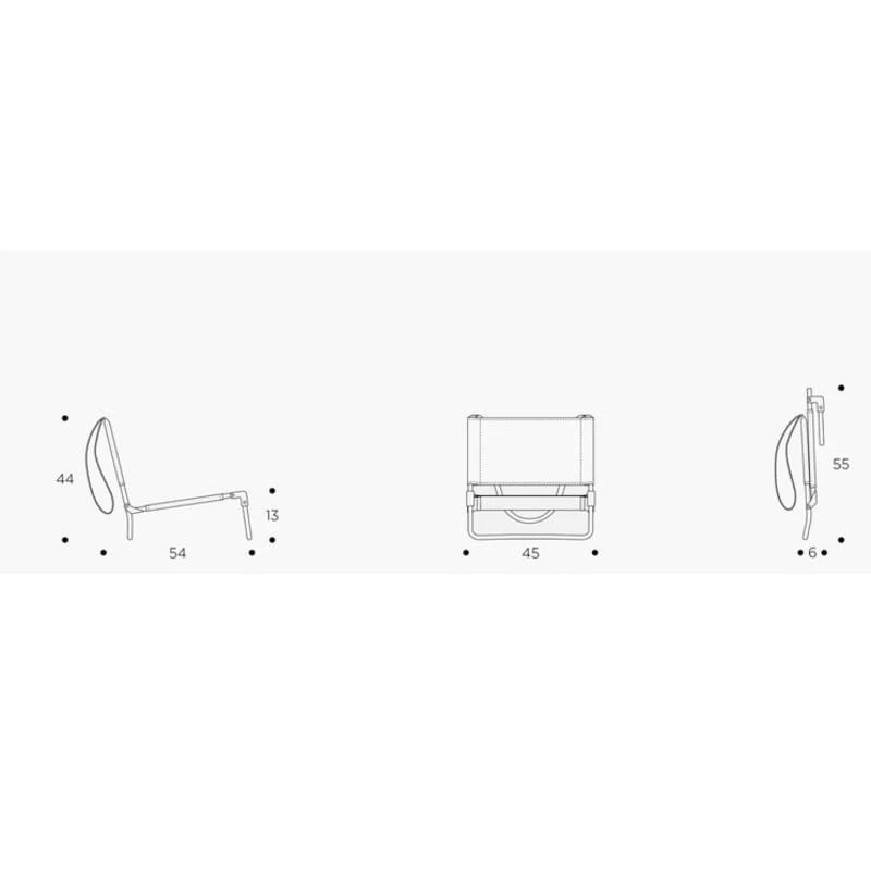 Lafuma CB Velio Strandstoel Blauw 3 Lafuma CB Velio Strandstoel Blauw - Afbeelding 3