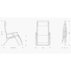 Lafuma RSX Clip Air Comfort Relaxstoel Zwart 8 Lafuma RSX Clip Air Comfort Relaxstoel Zwart -Winkel Voor Buitenartikelen 81303 lafuma rsx clip air comfort relaxstoel