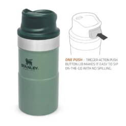 Stanley The Trigger-Action Travel Mug 0,25L Groen 7 Stanley The Trigger-Action Travel Mug 0,25L Groen -Winkel Voor Buitenartikelen 82035 stanley the trigger action travel mug 025l