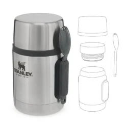 Stanley The Stainless Steel All-in-One Food Jar 0,53L + Spork 7 Stanley The Stainless Steel All-in-One Food Jar 0,53L + Spork -Winkel Voor Buitenartikelen 82187 stanley the stainless steel all in one food jar 053l spork