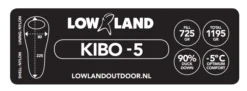 Lowland KIBO -5 Mummy Slaapzak Dons Blauw -Winkel Voor Buitenartikelen 83739 lowland kibo5 mummy slaapzak dons