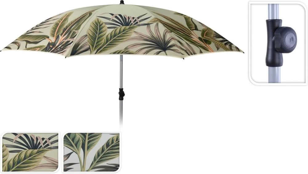 ML Strandparasol Bladeren Ø 200 Cm 1 ML Strandparasol Bladeren Ø 200 Cm