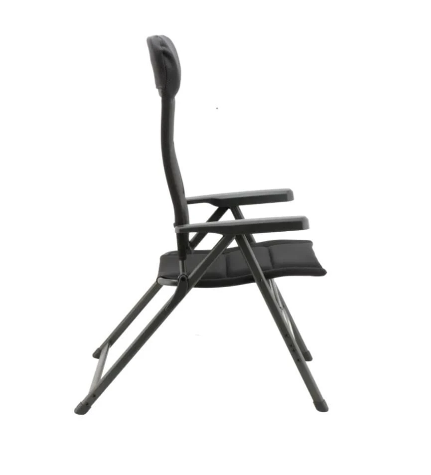 Travellife Barletta Comfort Plus Campingstoel Donkergrijs 2 Travellife Barletta Comfort Plus Campingstoel Donkergrijs - Afbeelding 2