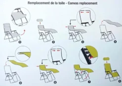 Lafuma Vervangingsset Futura Clippe XL Grijs -Winkel Voor Buitenartikelen 88424 lafuma vervangingsset futura clippe xl