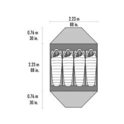 MSR Elixir 4 / 4 Persoons Tent Groen -Winkel Voor Buitenartikelen 88468 msr elixir 4 tent green v2