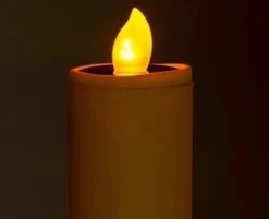 Lumineo Solar Kaars Fire Flame Assorti -Winkel Voor Buitenartikelen 89556 lumineo solar kaars fire flame assorti