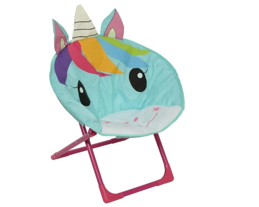Decoris Unicorn Kinderstoel Roze 1 Decoris Unicorn Kinderstoel Roze