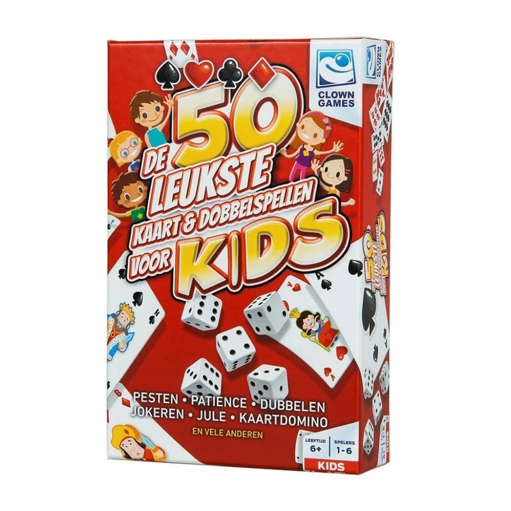 Clown Games Kids 50 Kaart & Dobbel Spellen 1 Clown Games Kids 50 Kaart & Dobbel Spellen