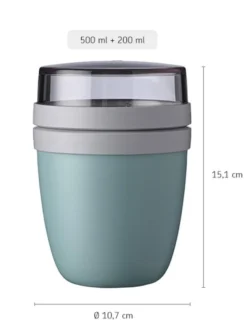 Mepal Lunchpot Ellipse Vibe Groen -Winkel Voor Buitenartikelen 90127 mepal lunchpot ellipse vibe
